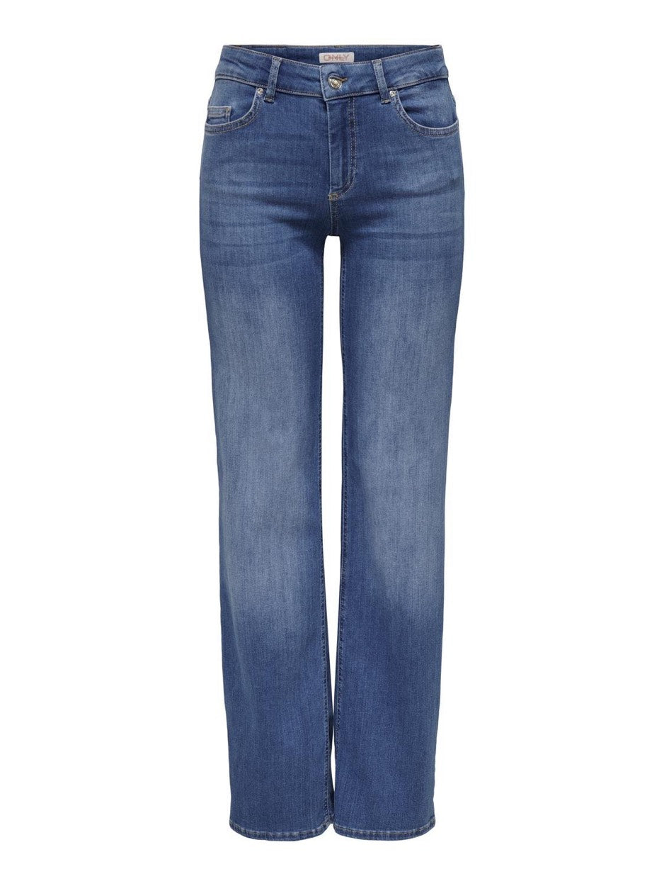 Onlblush Mid Straight Dnm Rea12187 - Blue Denim