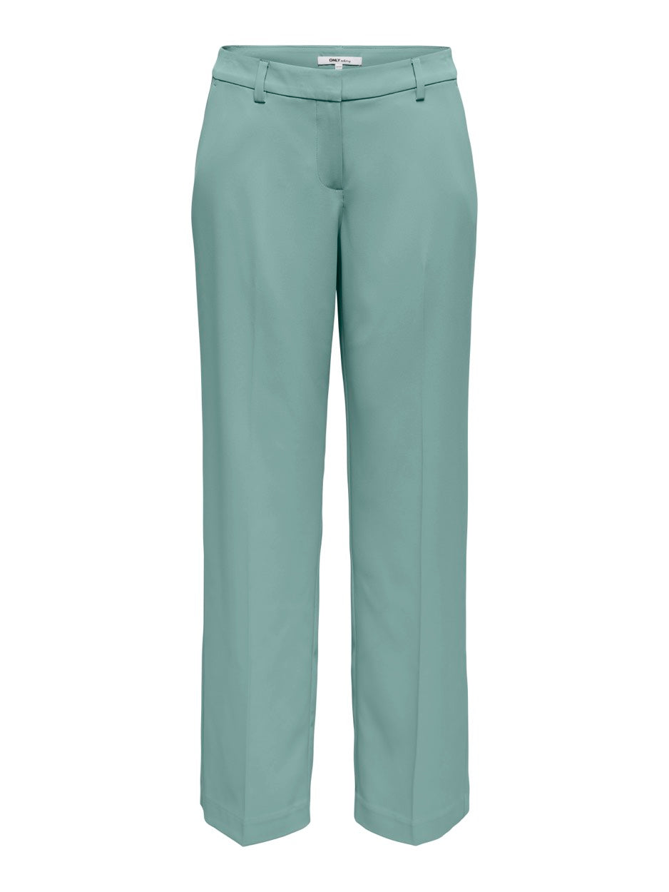 Onlmarie Life Lw Straight Pant Tlr - Olijf
