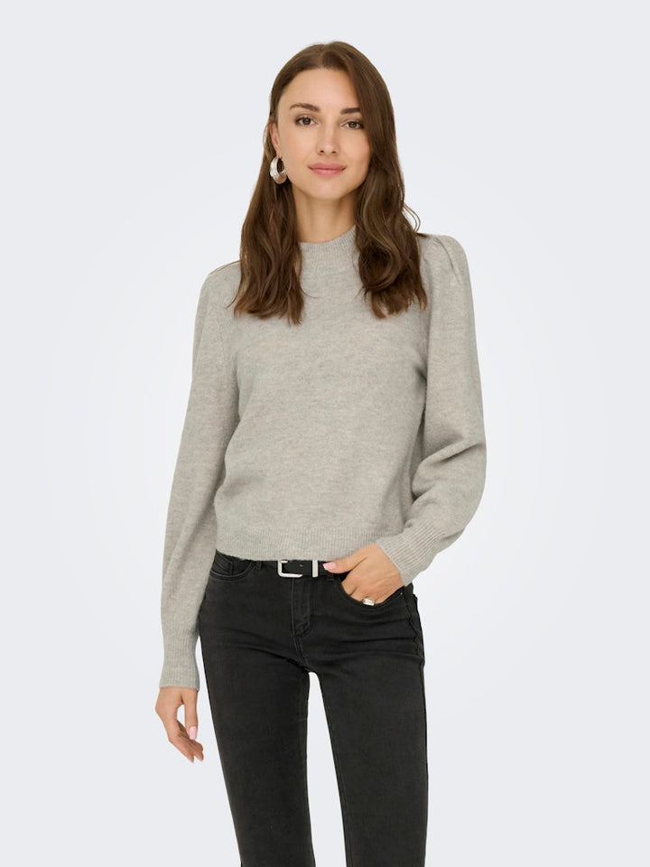 Jdyrue Life L/s Pullover Knt Noos - Zand