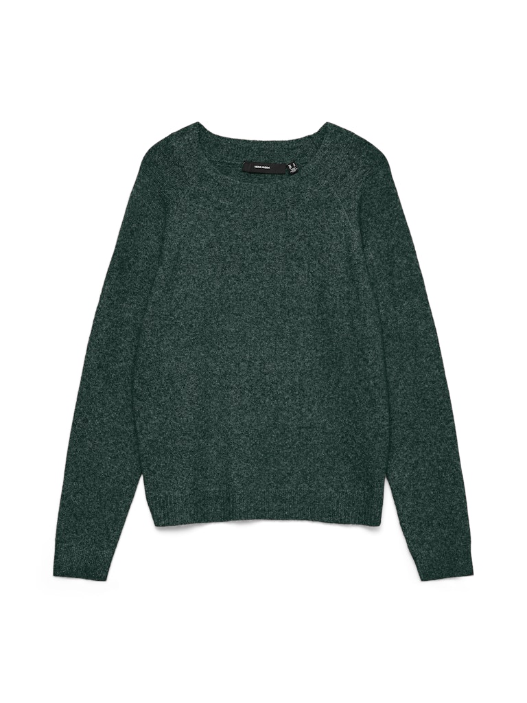Vmdoffy Ls O-neck Blouse Ga Noos - Donkergroen