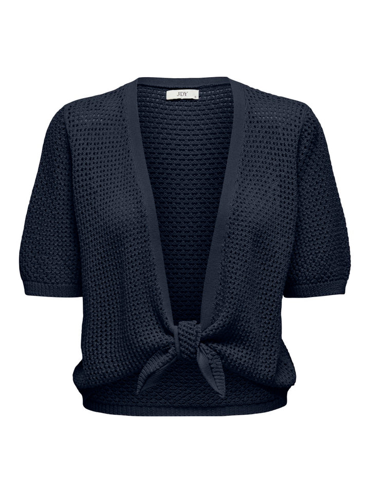 Jdymehedi 2/4 Short Tie Cardigan Knt - Navy