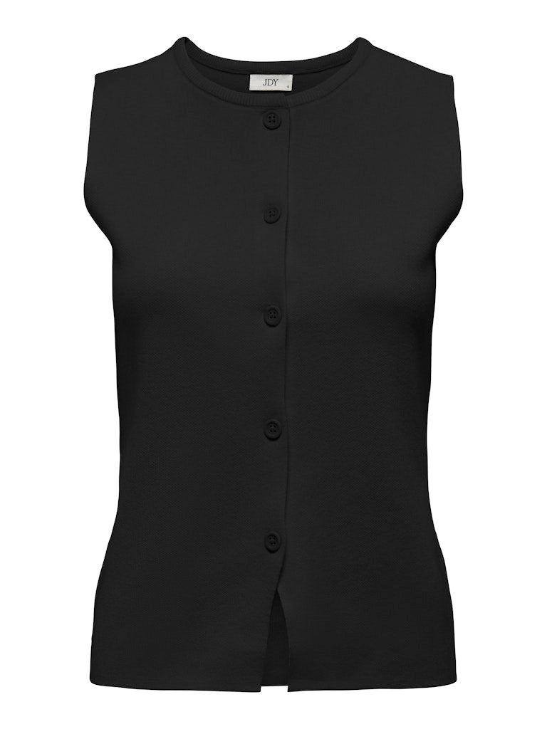 Jdyprime Life S/l On Fitted Vest Knt - Zwart