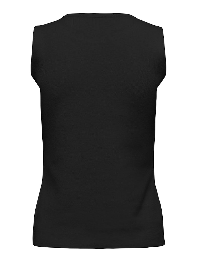 Jdyprime Life S/l On Fitted Vest Knt - Zwart