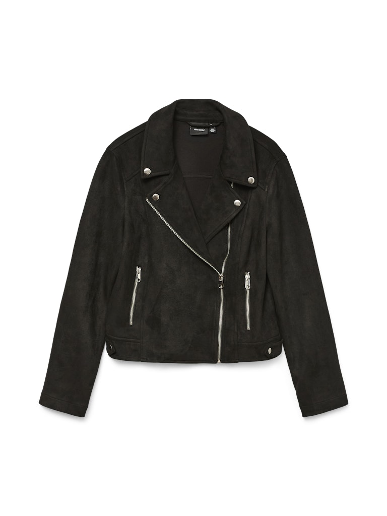 Vmjose Ss24 Short Faux Suede Jacket - Zwart