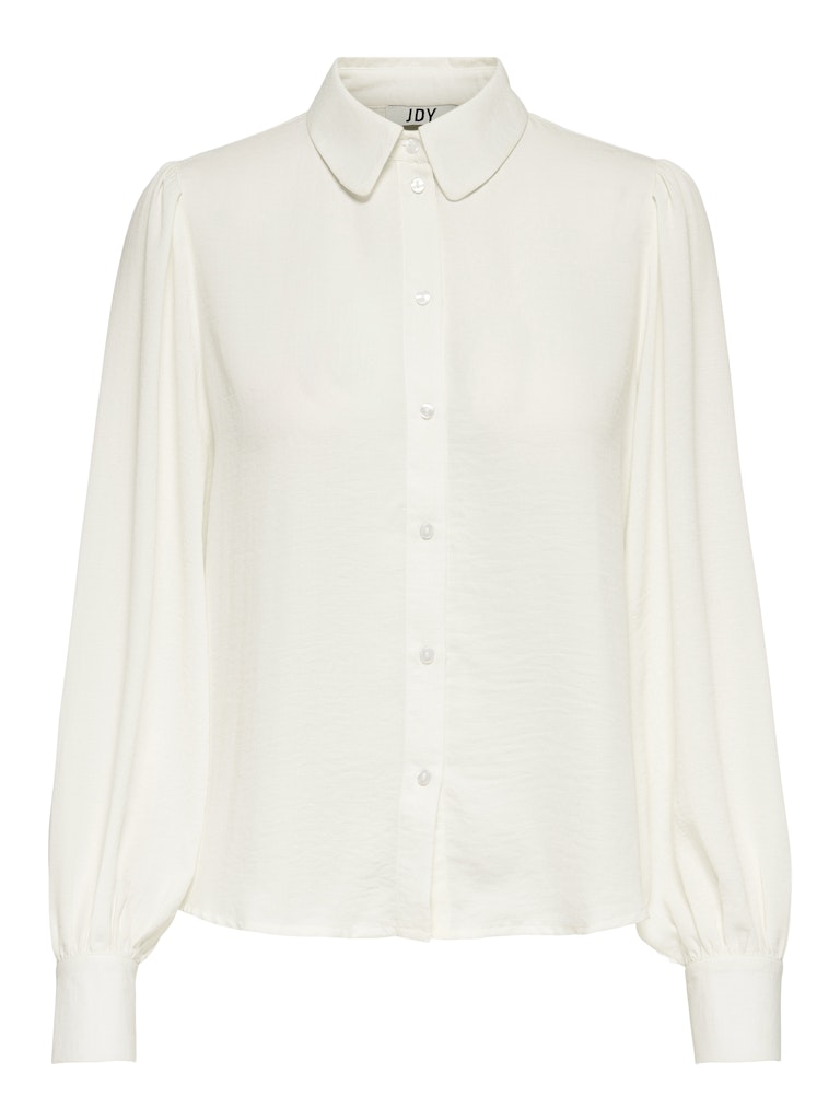 Jdydivya Life L/s Puff Shirt Wvn Dia - Off-white