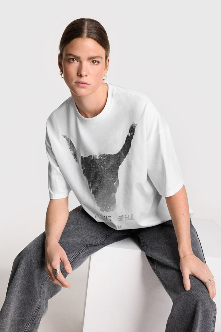 Silver Bull T-shirt - Off-white