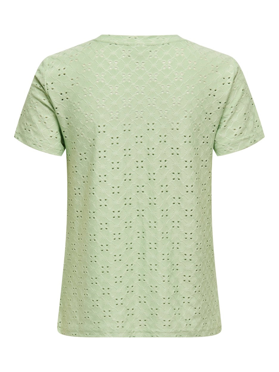 Jdycathinka S/s Tag Top Jrs Noos - Olijf
