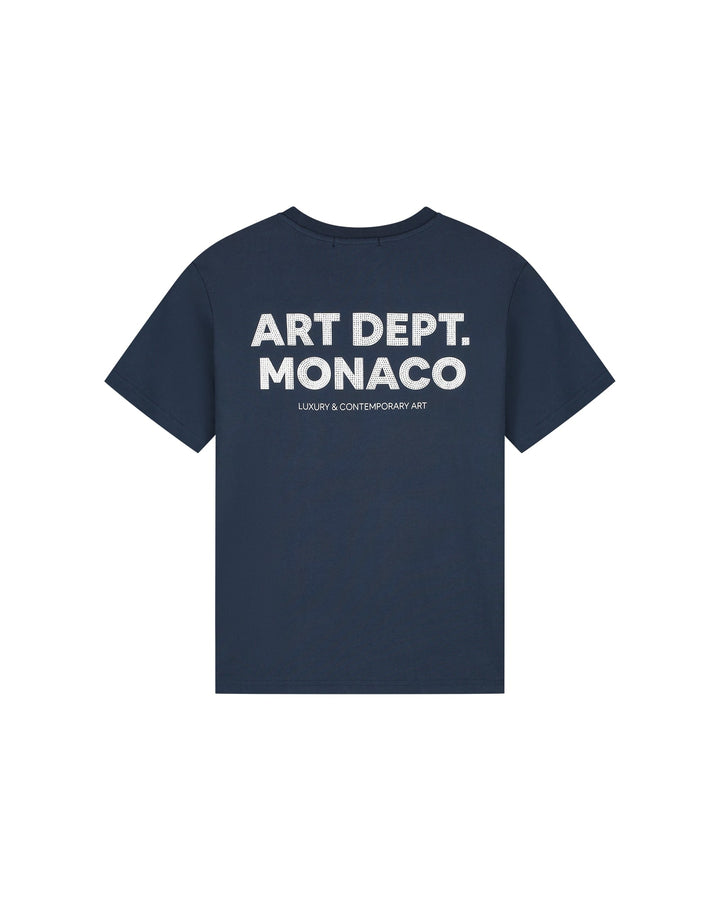 Rhinestone T-shirt - Navy