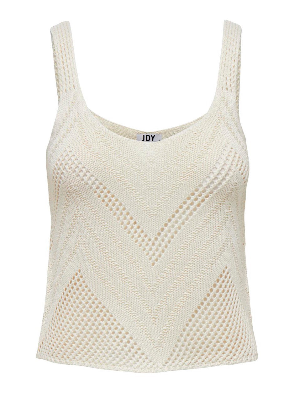 Jdysun Tank Top Knt Noos - Ecru