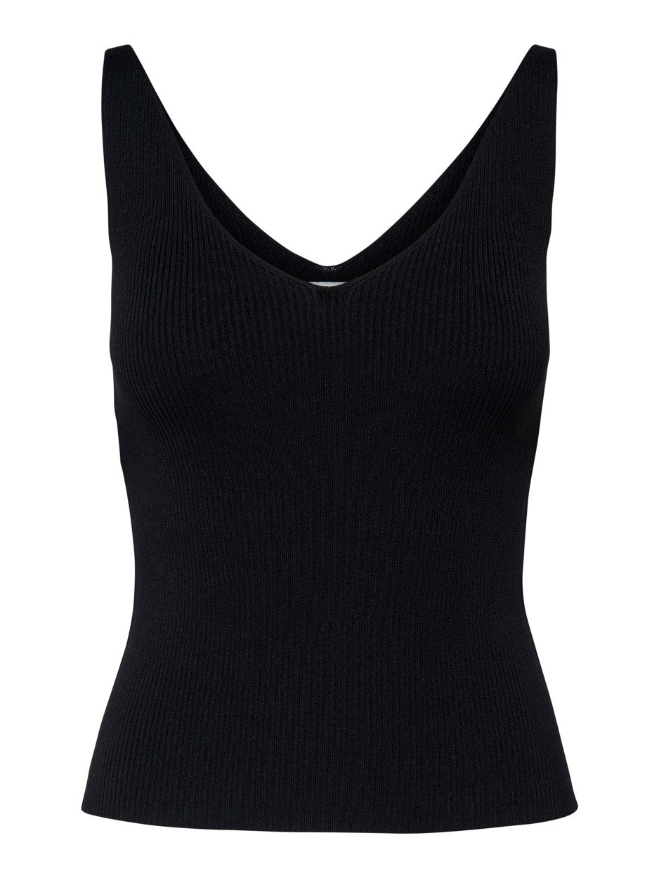 Jdynanna S/l Top Knt Noos - Zwart