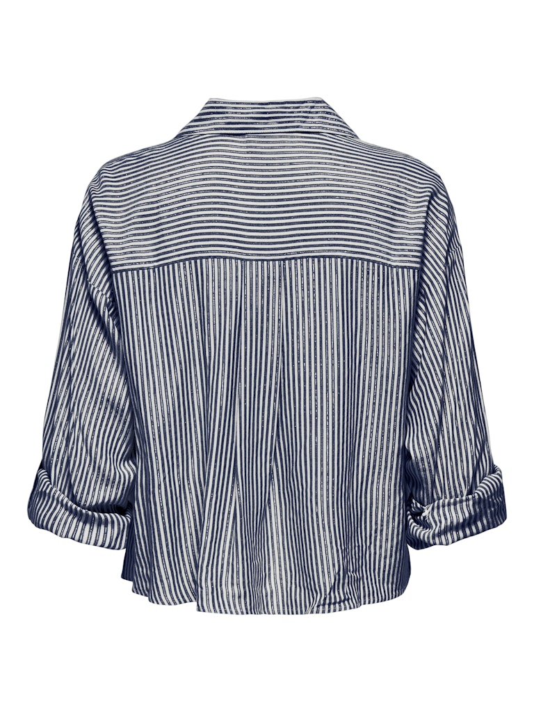 Jdyselma L/s Knot Lurex Shirt Wvn - Wit Dessin