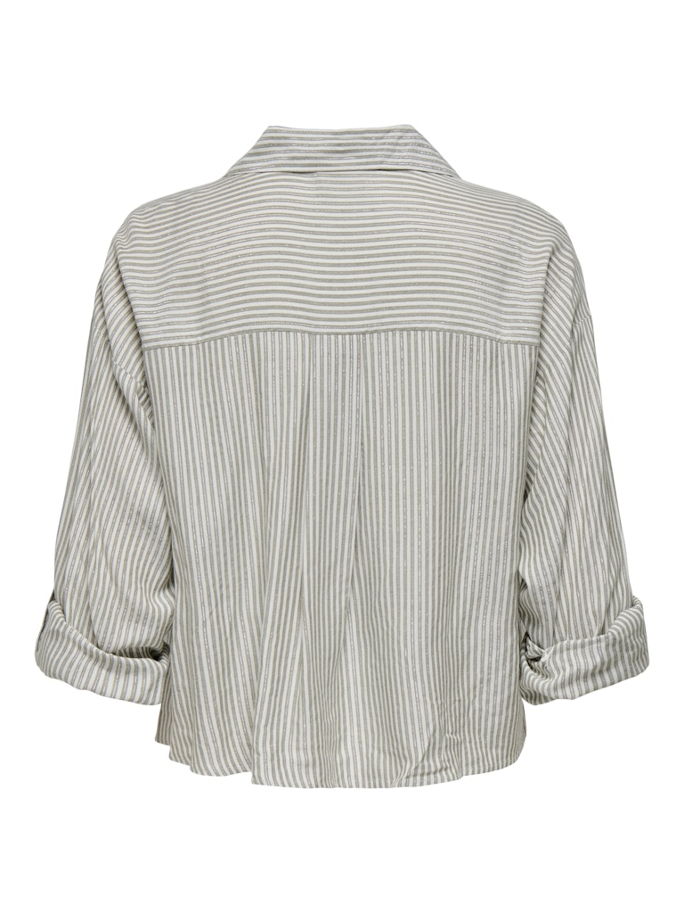 Jdyselma L/s Knot Lurex Shirt Wvn - Wit Dessin