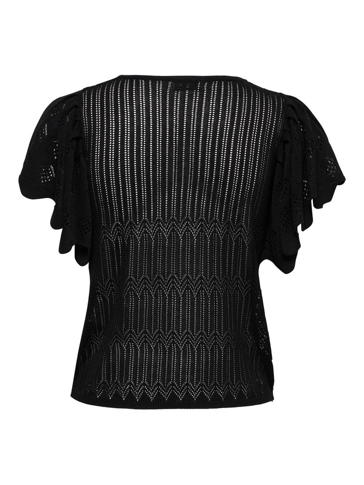 Jdysolis S/s Pullover Knt - Zwart