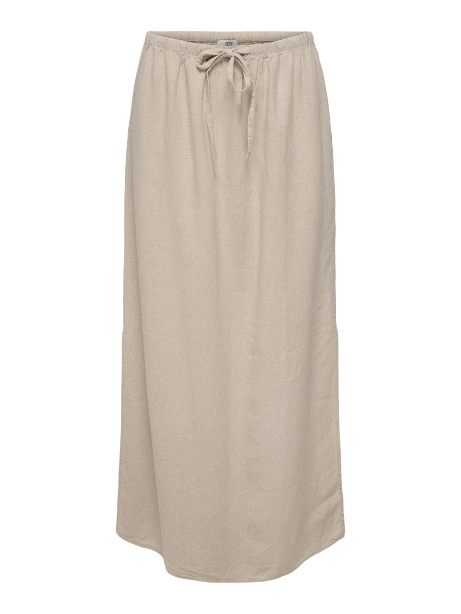 Jdysay Mw Maxi Slit Skirt Wvn Noos - Beige