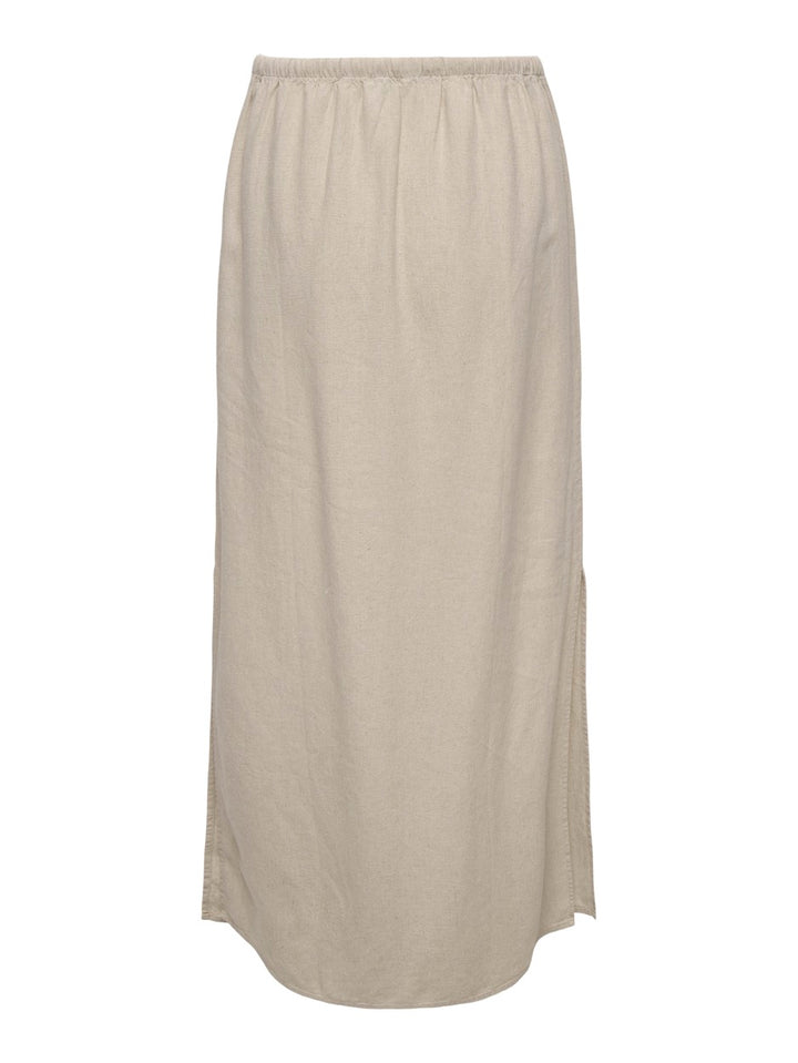 Jdysay Mw Maxi Slit Skirt Wvn Noos - Beige