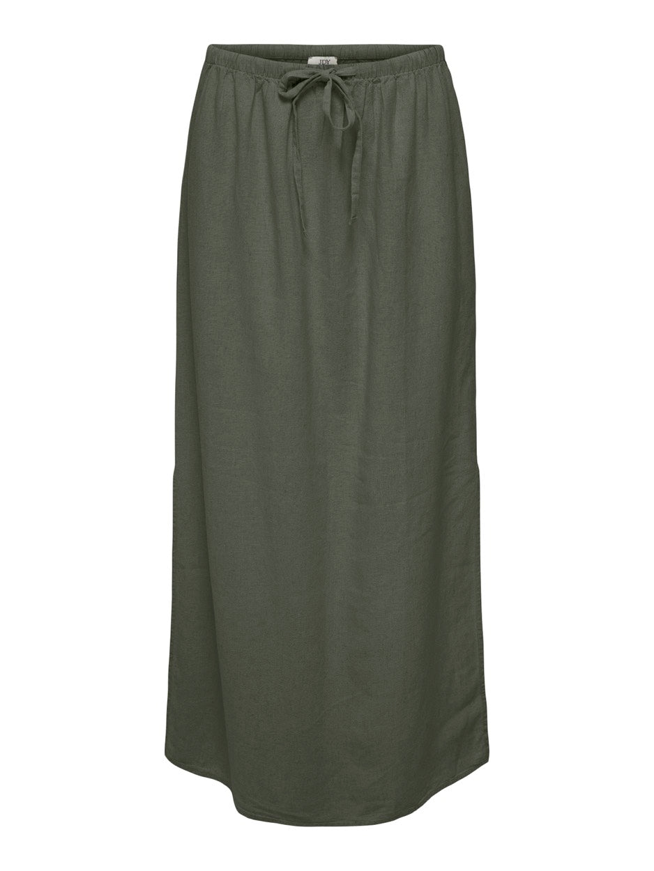 Jdysay Mw Maxi Slit Skirt Wvn Noos - Army