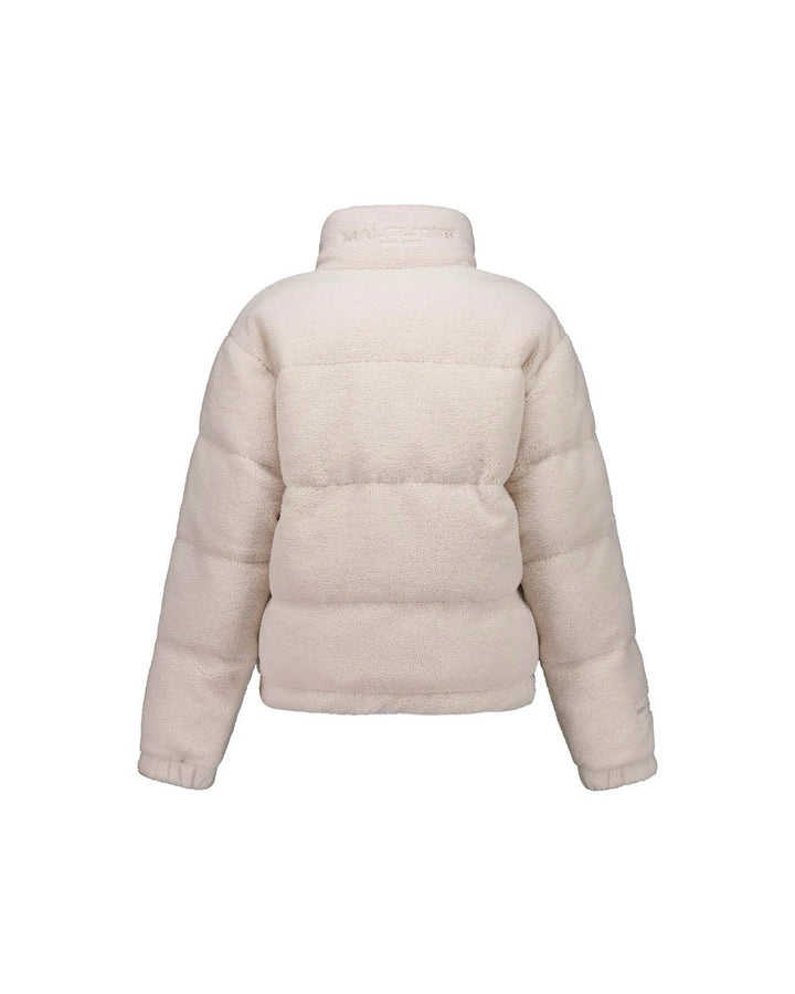 Signature Sherpa Puffer Jacket - Beige
