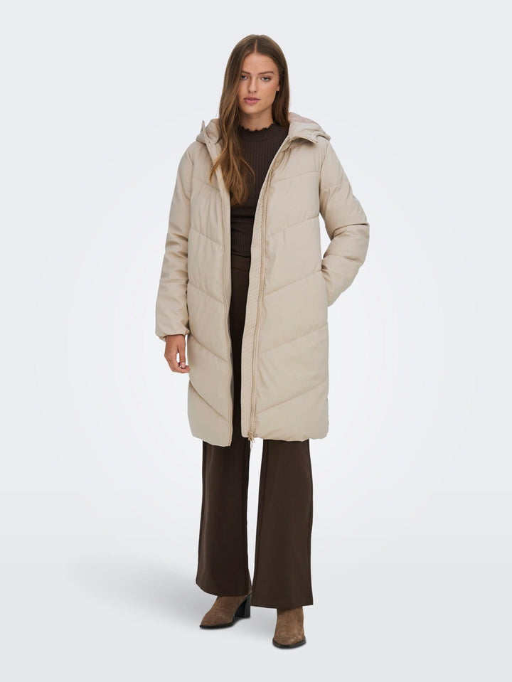 Jdyulrikka Water Repellent Puffa Ot - Taupe
