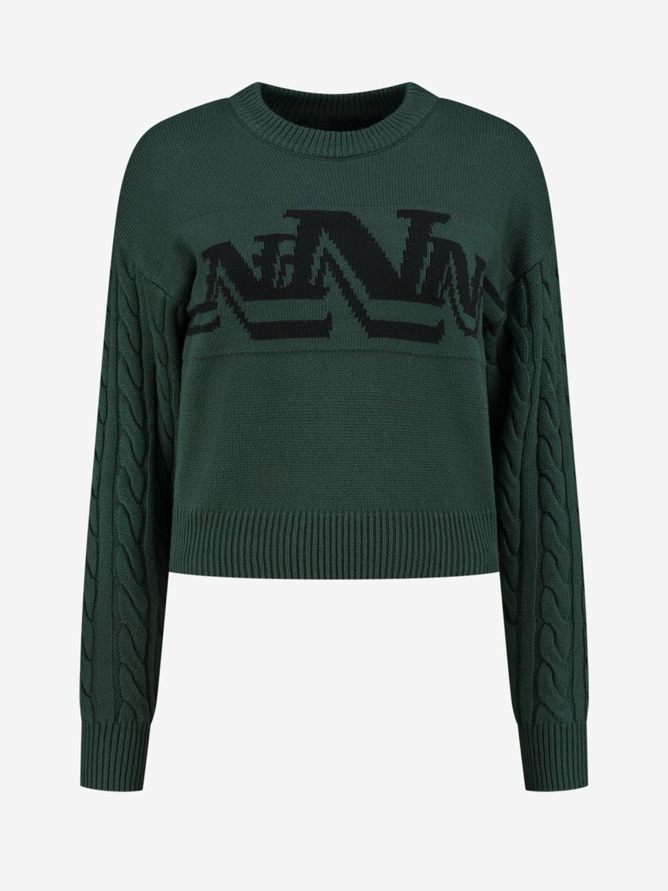 Tally Sweater - Donkergroen