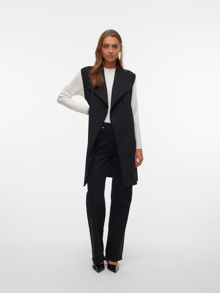 Vmallison Waistcoat Jrs - Zwart