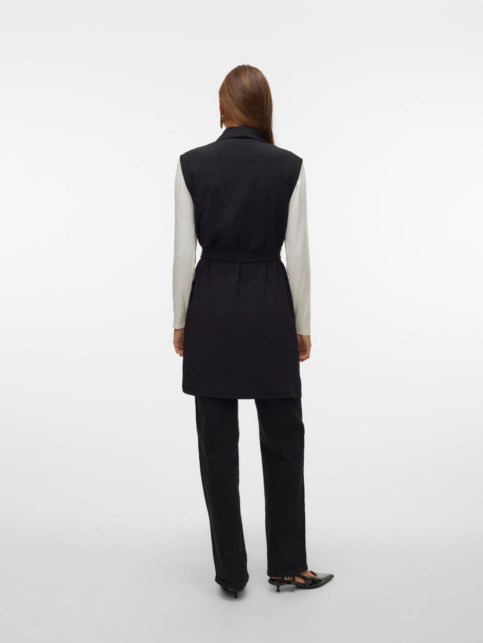 Vmallison Waistcoat Jrs - Zwart
