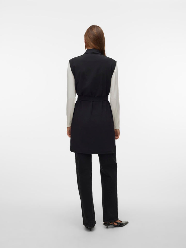 Vmallison Waistcoat Jrs - Zwart