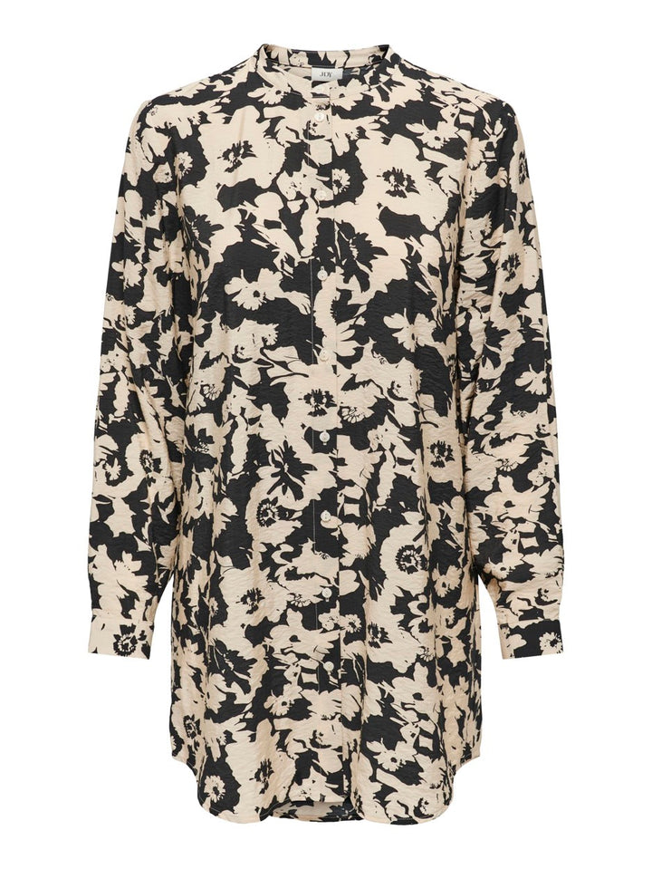 Jdymiriam L/s Long Shirt Wvn - Zwart Dessin