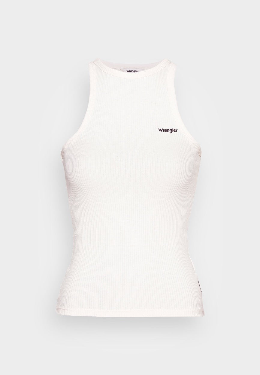 Rib Vest Ivory - Ecru