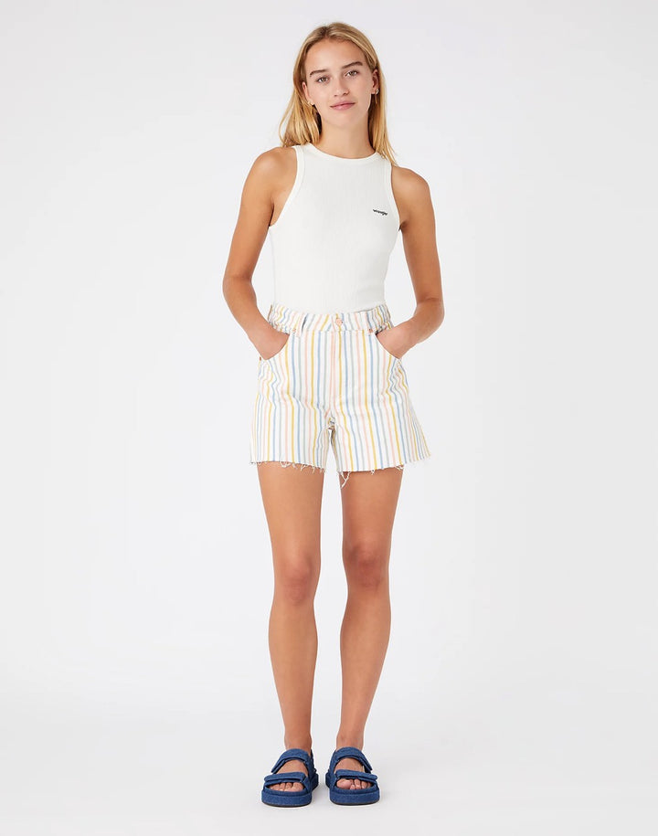 Rib Vest Ivory - Ecru