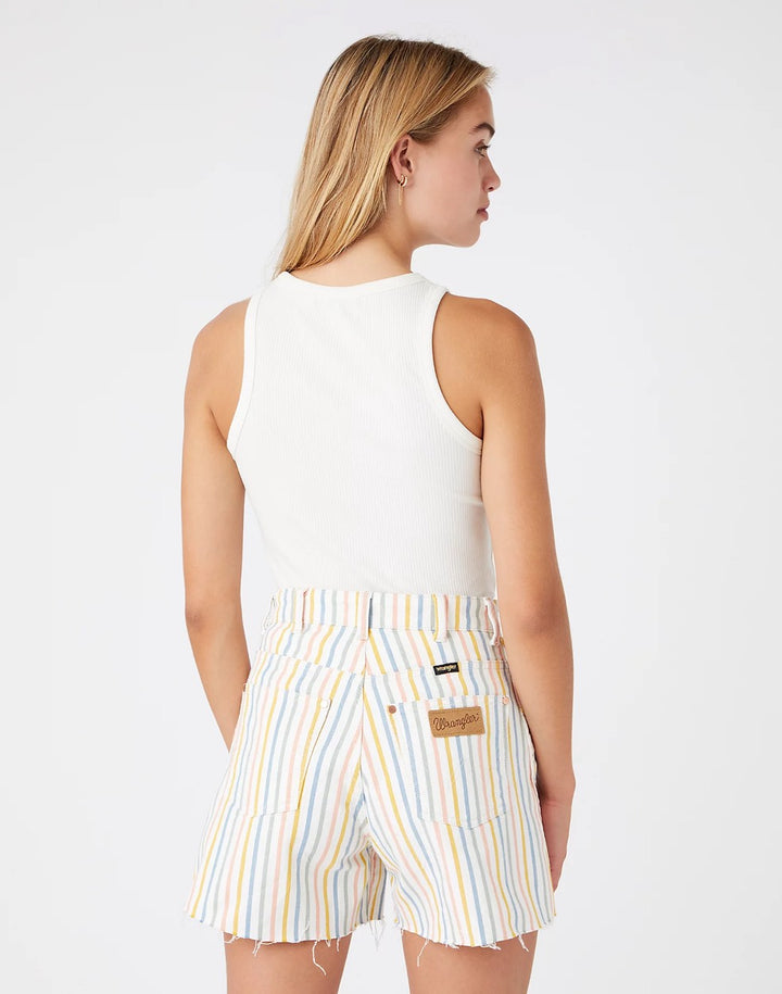 Rib Vest Ivory - Ecru