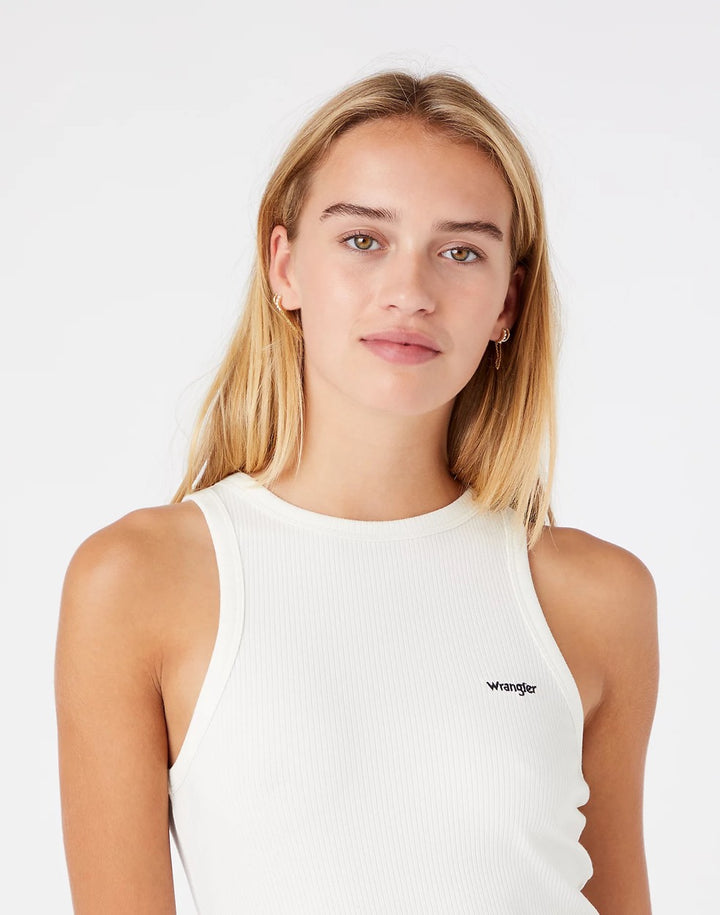 Rib Vest Ivory - Ecru