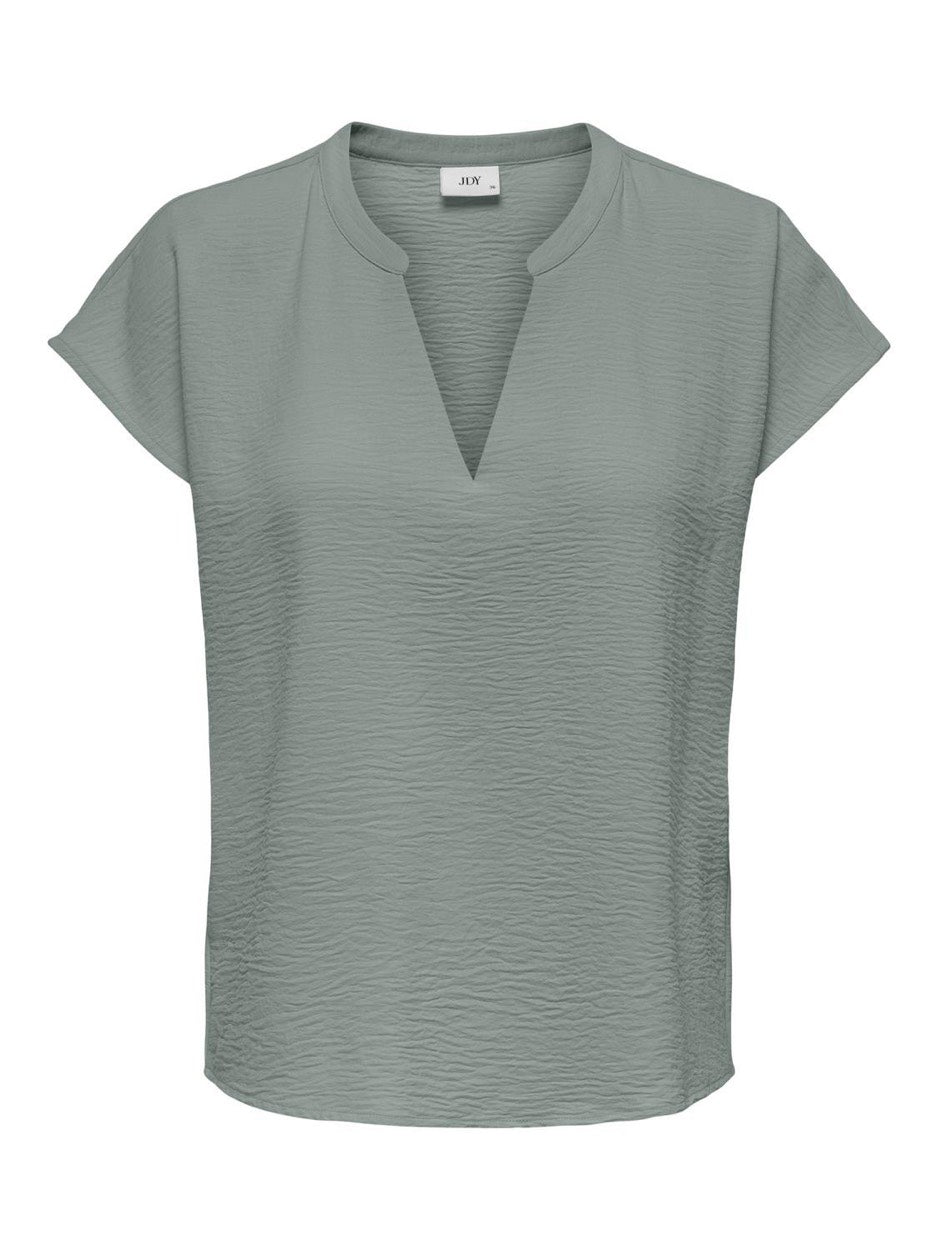Jdylion S/s Top Wvn Noos - Oud Groen
