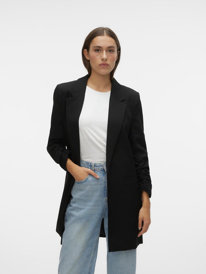 Vmagatha 7/8 Long Blazer - Zwart