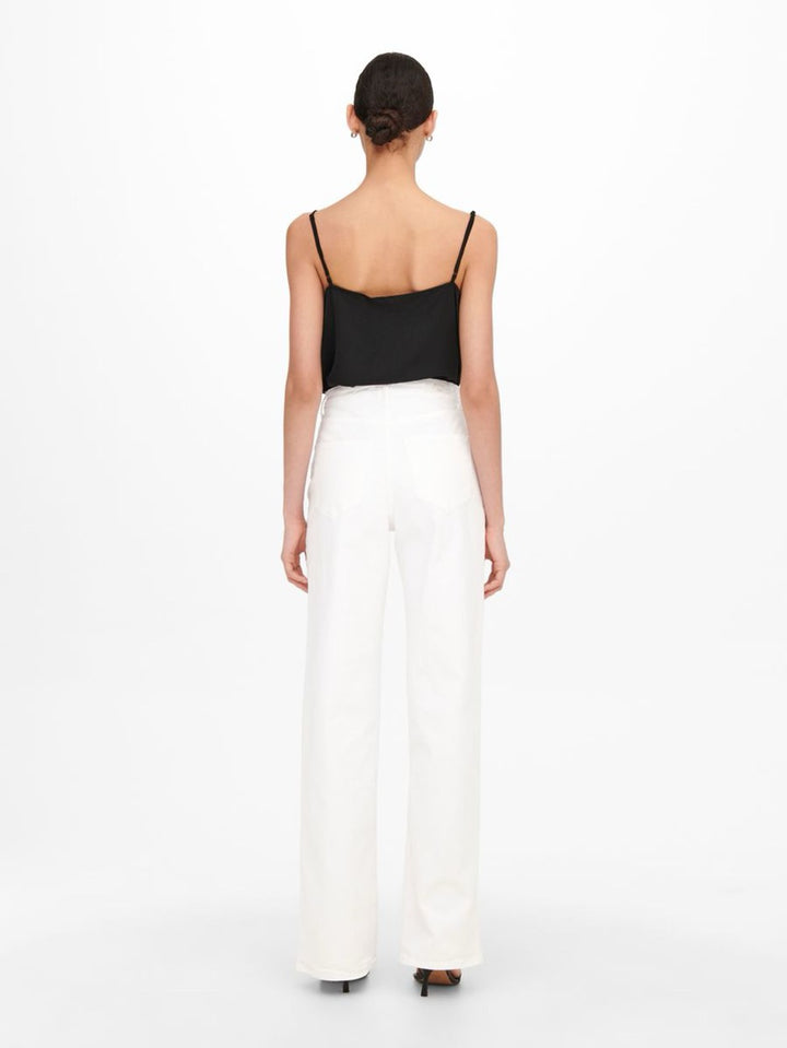 Onljuicy Life Hw Wide Leg Rea365  N - Wit