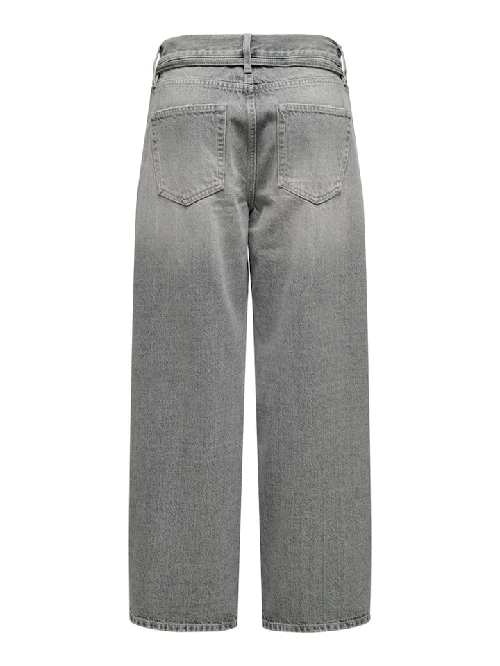 Onlgianna Mw Straight Dot757 - Grey Denim