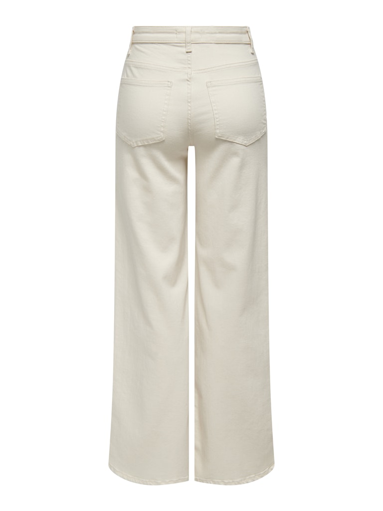 Onlmadison Blush Hw Wide Dnm Cro No - Ecru