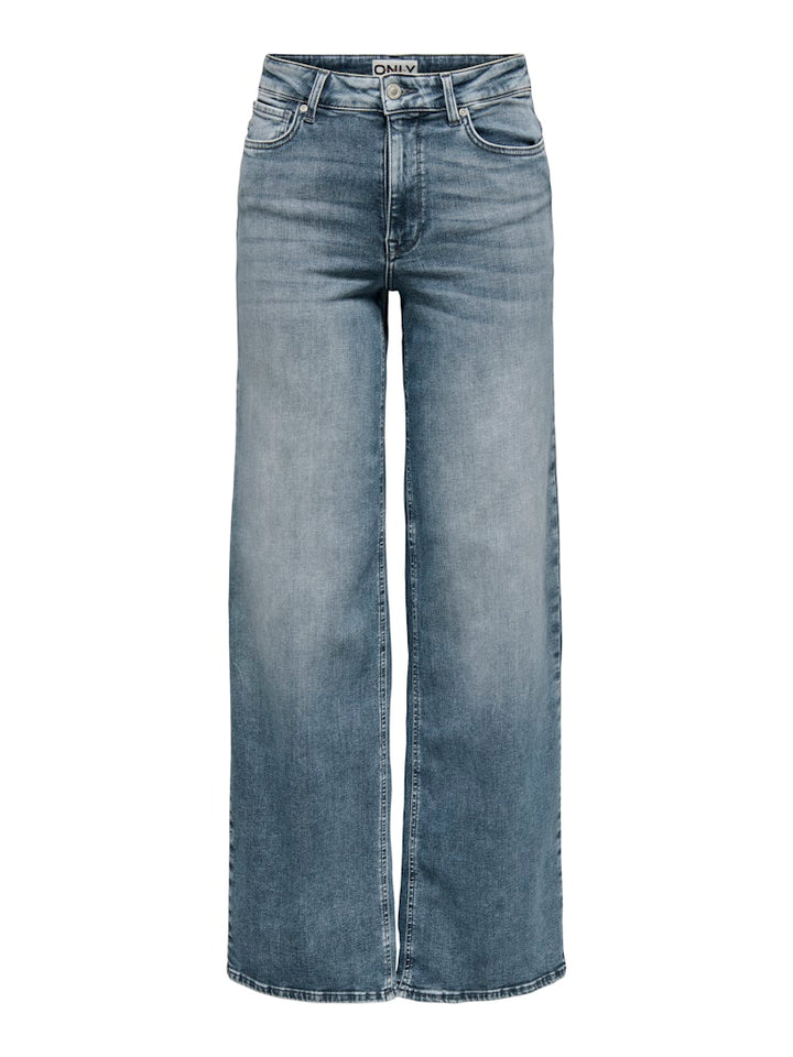 Onlmadison Blush Hw Wide Dnm Rea570 Noos - Blue Denim