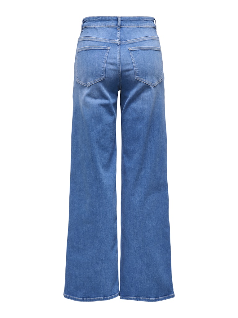 Onlmadison Blush Hw Wide Dnm Rea260 Noos - Blue Denim
