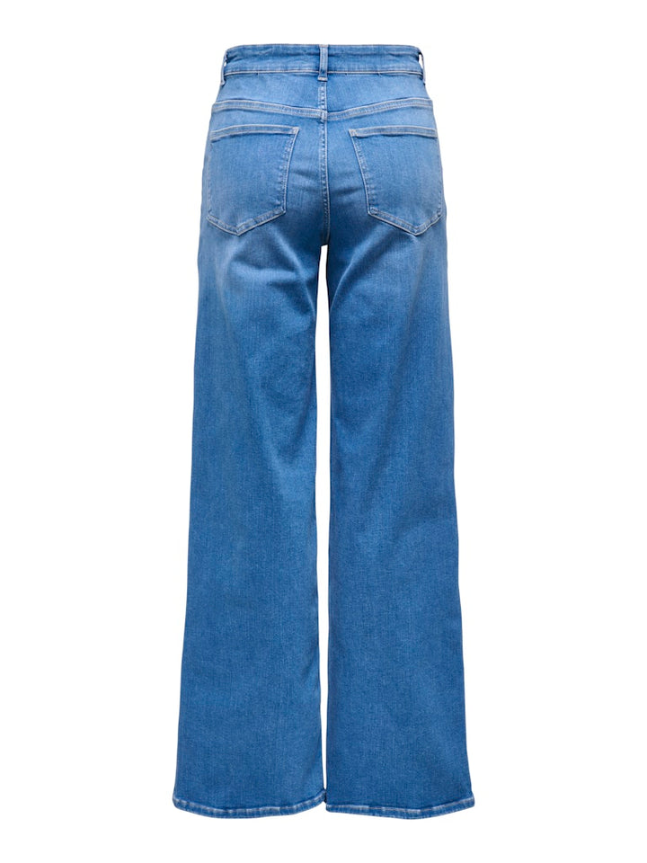 Onlmadison Blush Hw Wide Dnm Rea260 Noos - Blue Denim