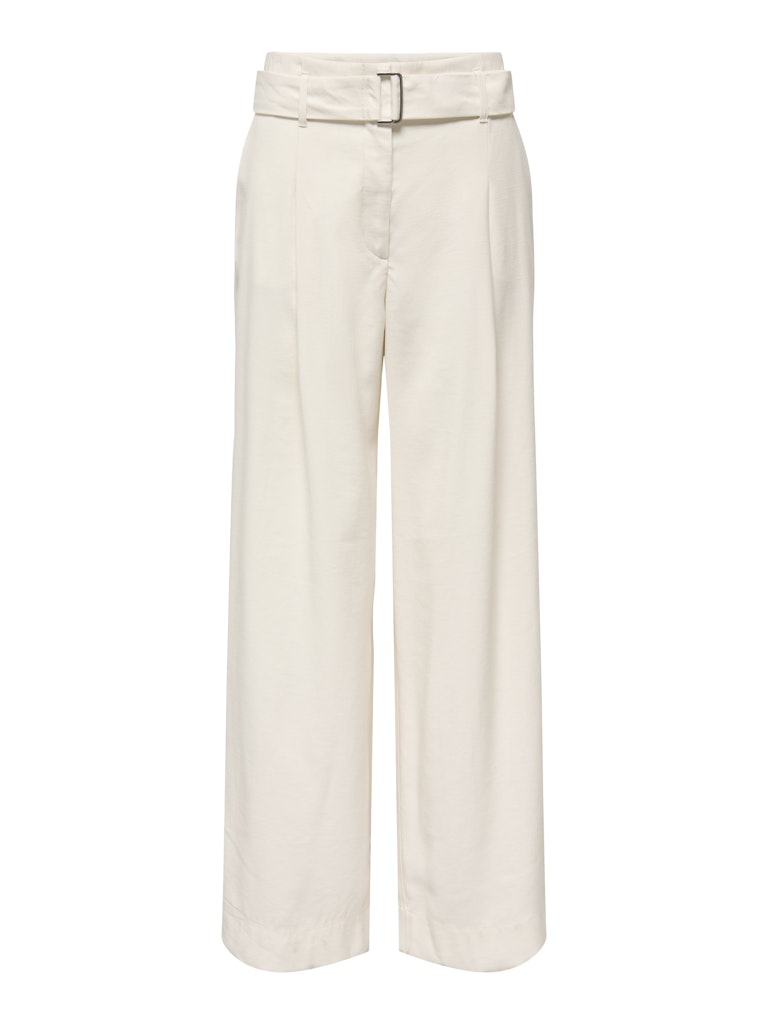 Onltila Life Hw Belt Wide Pant Tlr - Ecru