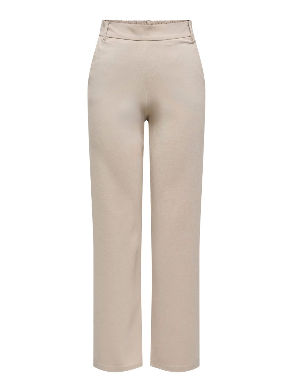 Onlpoptrash Life Mw Straight Pnt No - Beige