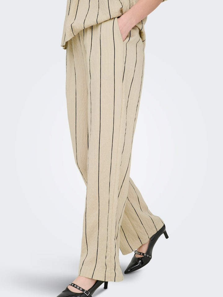 Jdyava Mw Pull Up Pant Wvn - Zand Dessin