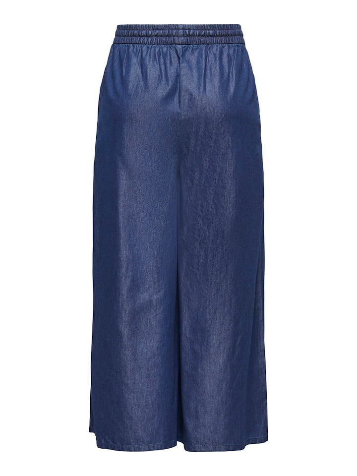 Onlbea Bead Hw Wide Palazzo Dnm Qyt - Blue Denim