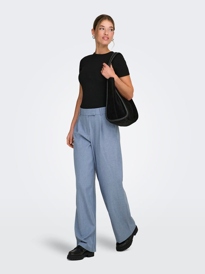 Onllinda Hw Str Mel Pants Tlr Noos - Blauw Melee