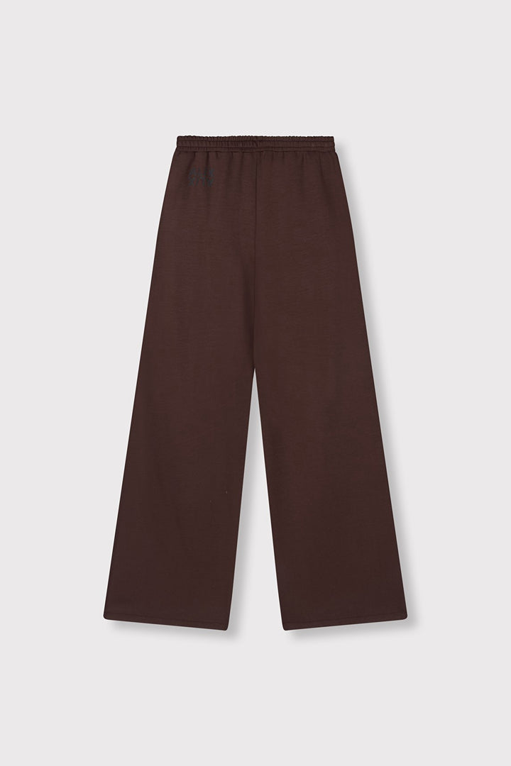 Knitted Piping Pants - Bruin