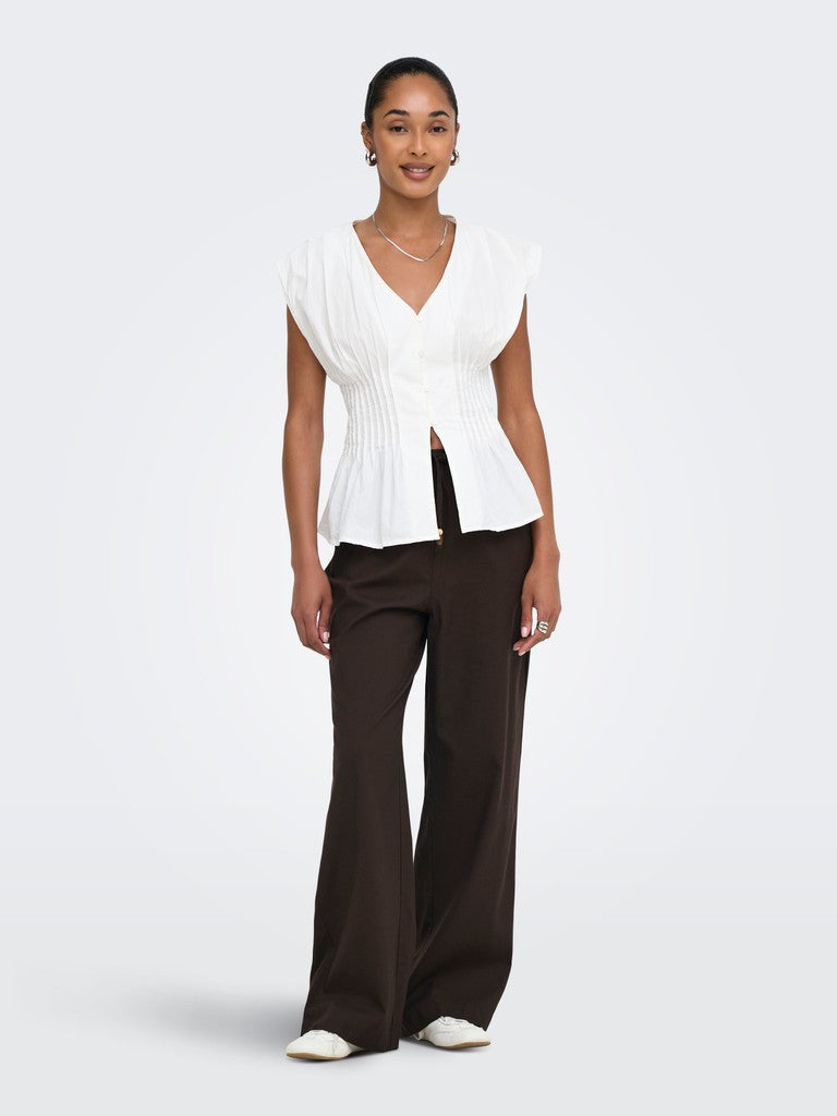 Onlisola Mw Pull-up Wide Pant Pnt - Bruin