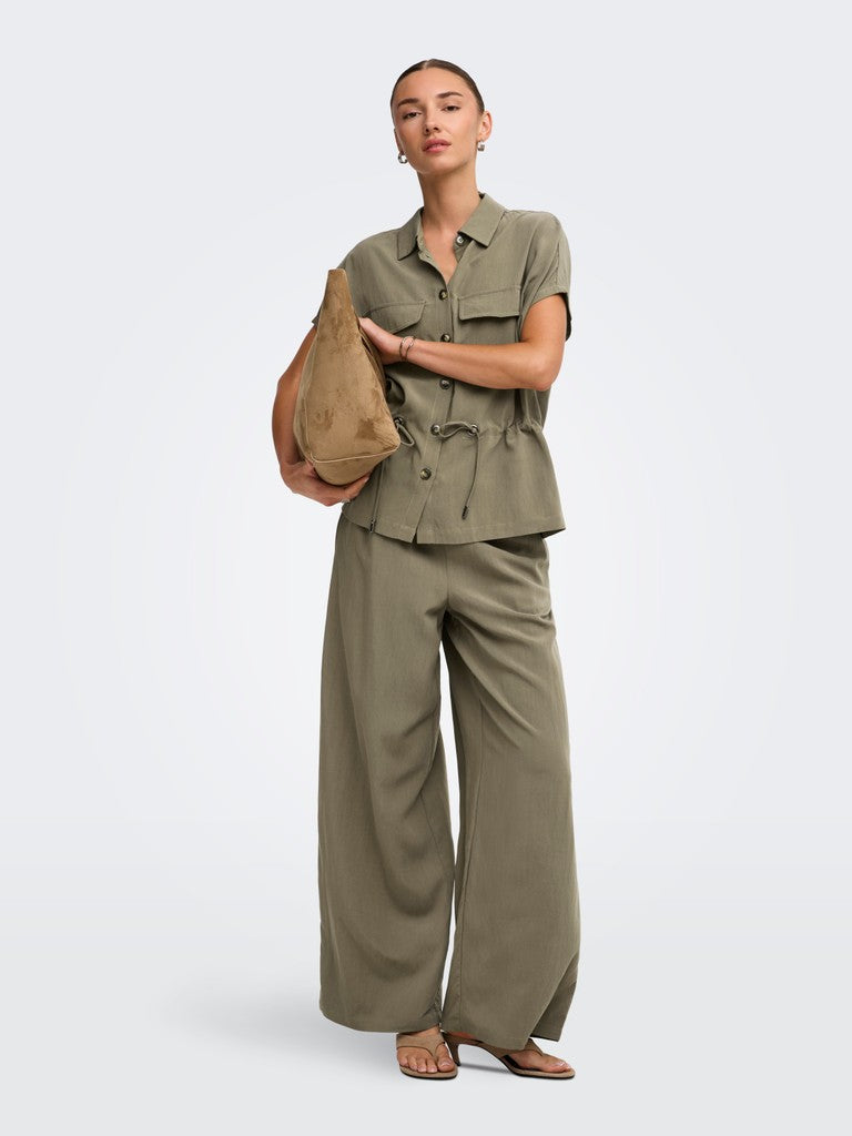 Jdylaya Mw Wideleg Pant Wvn Exp - Bruin