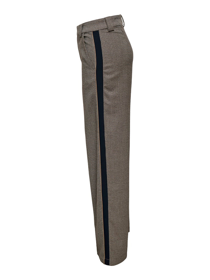Onlalvia Life Mw Str Panel Pant Tlr - Bruin Dessin
