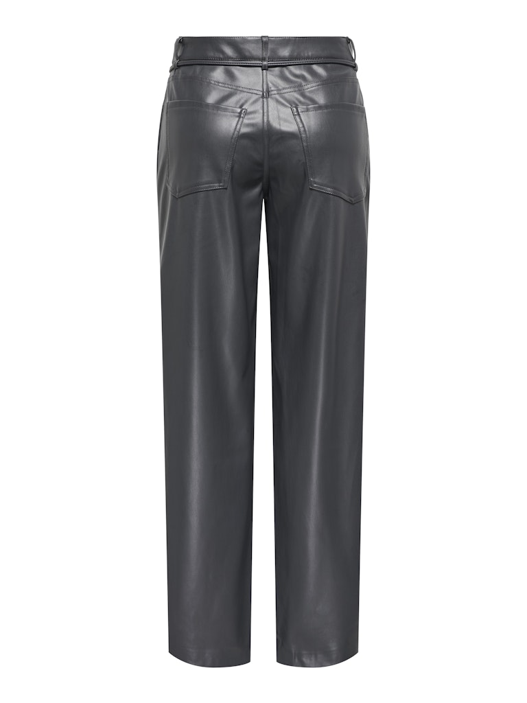 Onlgianna-story Mw Faux Lea Pant Cc Pnt - Grijs