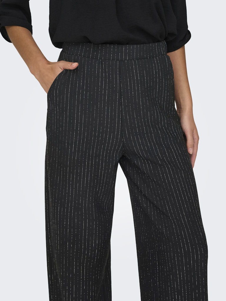 Jdymary Geggo One Lurex  Pant Jrs - Zwart Dessin